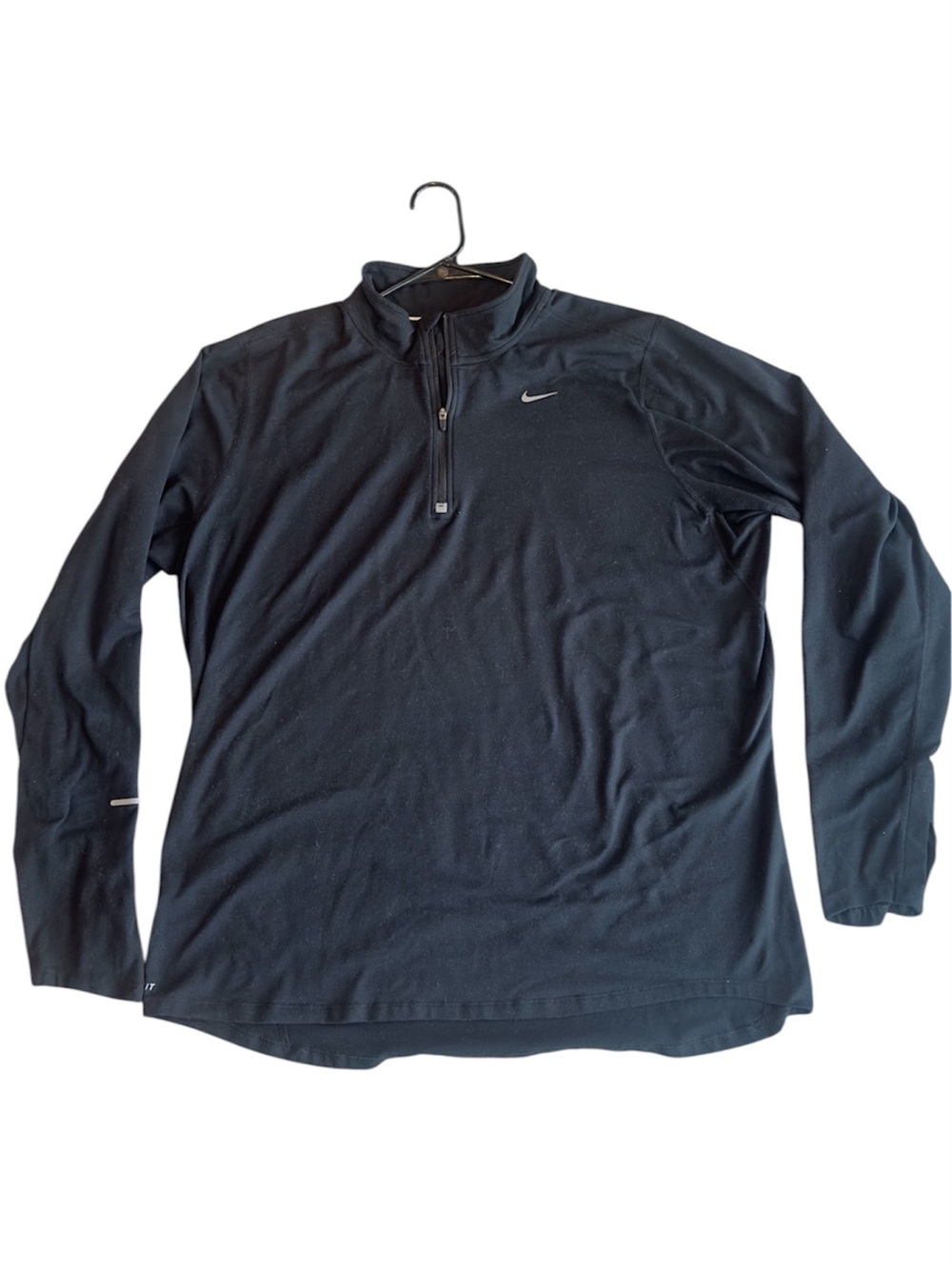 Nike Black Dri-FIT Half-Zip Running Jacket